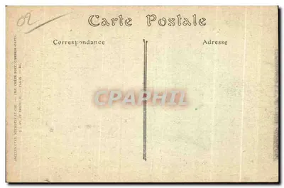 Soissons 1918 — Rue Saint-Martin, em direção à Place de la République — Verso