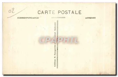 Soissons - Panoramische uitzicht — Uitgave B. Nougardé — Achterkant
