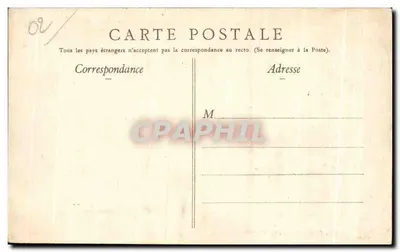 Camp de Sissonne (Aisne) — Através das Tendas — Ruët frères, fotógrafo, Sissonne (Aisne) — Verso