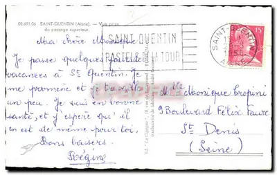 La Cigogne — Uitzicht genomen vanaf de bovenste passage — Ed. La Cigogne, n° 02.691.06 — Achterkant