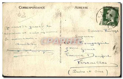Laon — Rue du Rempart du Nord — LL, nr 89 — Rewers
