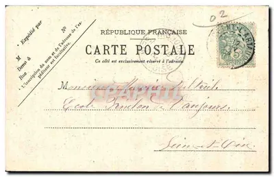 Estatua de Jean de La Fontaine — Castelo-Thierry — Ehrhard, Fot. Castelo-Thierry — Verso