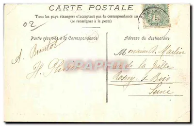 Château-Thierry — Dolina Marne — Widok starego zamku — Rewers