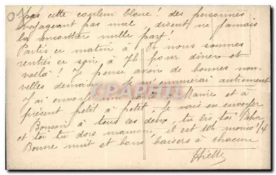 Vista do Mont-Blanc — Chanay (Alt. 500 m) — A.B.E.M. n° 4074 — Verso