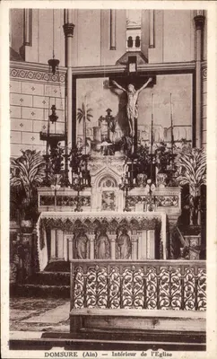 Domsure (Ain) — Interior da Igreja — Fot. Humbier — Mâcon