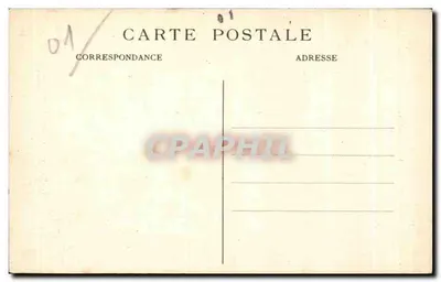 Domsure (Ain) — A Igreja e os Fonts Baptismaux — L. Bel édit. — Verso