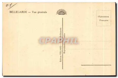 Bellegarde — Vista general — Edición VILLARD — Reverso