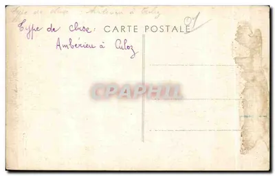 Tenay (Ain) — Vista Geral — Verso