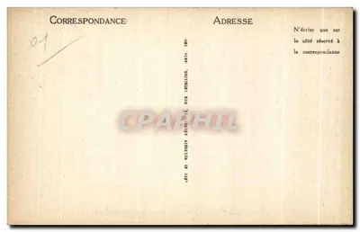 Quarto de Dormir — O Moulin de Peyrieu — Verso