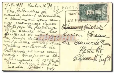 Nantua (Ain) — Vista Generale — Coll. Berchet, Librairie-Nantua — Verso
