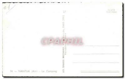 Chalet des Campeluds — Obozowisko — Wydawca Pasquier, Paryż — Rewers