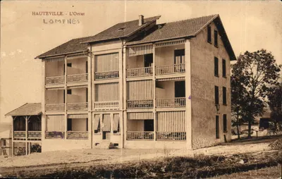 Bilhete postal antigo Hauteville l Orcet Lompnes