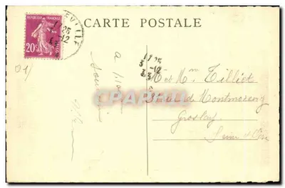 Hauteville (Ain) — O Grande Hotel e Angeville — Verso