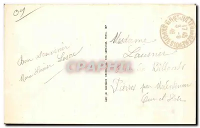 Gex — Vista geral da Faucille — LL. — n°49 — Verso