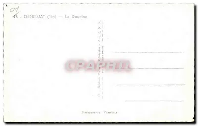 Génissiat (Alpes-de-Haute-Provence) — La Doucine — Edição Génissiat — Verso