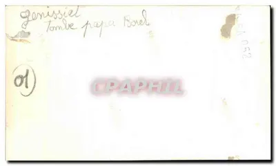 Grób ojca Borel — Genissiat — N°552 — Rewers