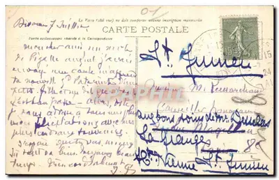 Divonne-les-Bains — Parco dell'istituto idroterapeutico sotto gli alberi — Verso la sorgente — Editore L. Michaux, editore della Lardo (Deposé) n°333 — Verso