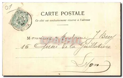 Bressane — kobieta w stroju tradycyjnym — D. Durnal, fot. Bourg — Rewers