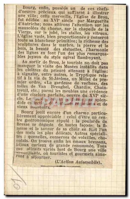 Bourg-en-Bresse (Ain) — Piazza del Municipio — Verso
