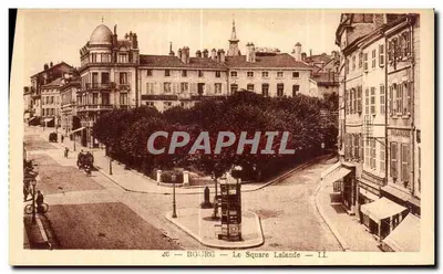 Bourg — Le Square Lalande — Imp. Letellier, Paris