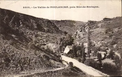 A Vale de POULANCRE, perto de Mûr-de-Bretagne — Editora: Coll. E. Hramoune, n° 4808