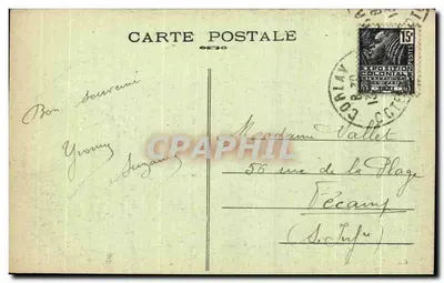 A Vale de POULANCRE, perto de Mûr-de-Bretagne — Editora: Coll. E. Hramoune, n° 4808 — Verso