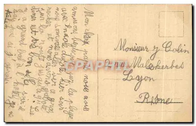 Le Verdelet w burzowe pogody — Zbiór A. Waron, St-Brieuc — nr 2366 — Rewers