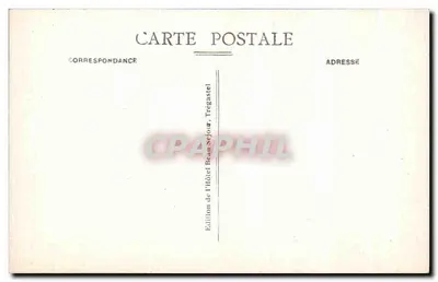 Trégastel (C.-du-N.) — O Gouffre — Edição do Hotel Beau Séjour — Verso