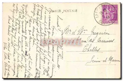 A Capela São Samson — Trégastel — A.W. 7674 — Verso
