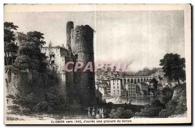 क्लिसन 1840 के आसपास — उस समय के एक ग्रैवर के अनुसार — एफ. चापो, प्रकाशक, नांतेस