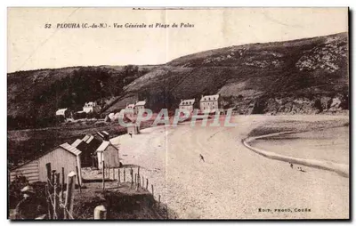 PLOUHA (C.-du-N.) - Vista Geral e Praia do Palus — Edit. Photo. Couéz