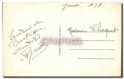 Cap Fréhel — Una Fessura delle scogliere, alte 70 metri — A.W. - 2923 — Verso