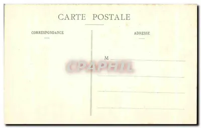 O Cap Fréhel (C.-du-N.) — A curiosa Rocha de « la Fauconnière » com assentos regulares sapada sem parar pela onda espumante — Rouxel, Dinan — Verso