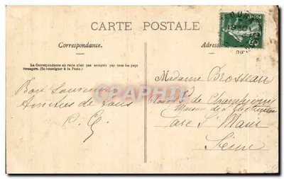 A Valle de Port Morguer — Plouha (C.-du-N.) — J.-B. Barat, editora, Saint-Ouen — Clichê de aparelho Mackensteine — n° 663 — Verso