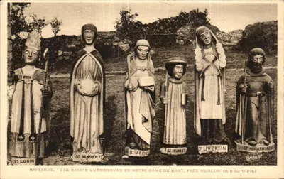 Os Santos Curadores de Notre-Dame-du-Haut, perto de Moncontour (C.-du-N.) — Bretanha — Editor Amaury