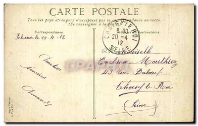 Dinan. Um Canto do Velho Port — L.V. & Cie, n° 666 — Verso