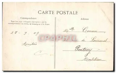 Huelgoat — Le Gaute — Editor no identificado, n° de serie 22 — Reverso