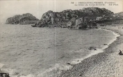 Tregastel-Primel (Finistère) — A Praia do Corpo-de-Guarda — ND Fot.