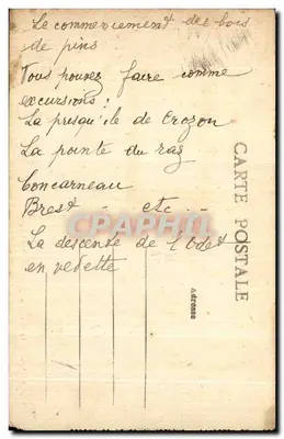Tréboul — O Bosque de Isis — Coleção Villard, Quimper — Verso