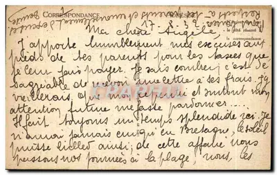 Okręgi Audierne — Kościół Esquibien (strona południowa) — LL — Rewers
