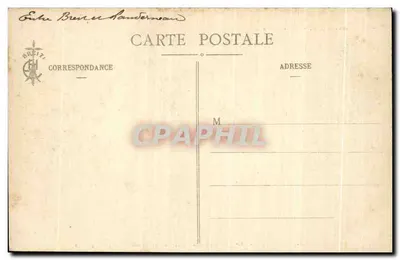 Os Apóstolos - Portal do Claustro de Daoulas (lado esquerdo) — Bretagne, editor E. Clément, n° 4580 — Verso