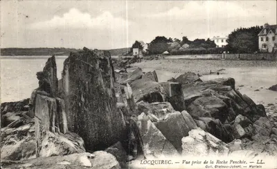 Locquirec — Vista tirada da Roche Penchée — Coleção Château-Jobert — Morlaix