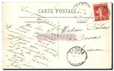Locquirec — Vista tirada da Roche Penchée — Coleção Château-Jobert — Morlaix — Verso