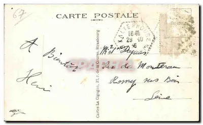 Camp d'Oberhoffen — Marsz wojskowy — wydawca Warenhle, n° 2050 — Rewers