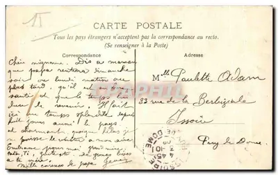 Los tornos de la Côte de Lanau — Chaudeaigues — Ilustrado del Cantal — Reverso