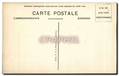 Catedral de São Gérard - Aurillac - Cantal — Edição P. e A. Malreux — Verso
