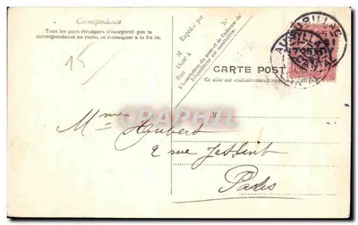 Aurillac — Jordanne z Pyramidą — Wydawca S.B.O.7 — Rewers