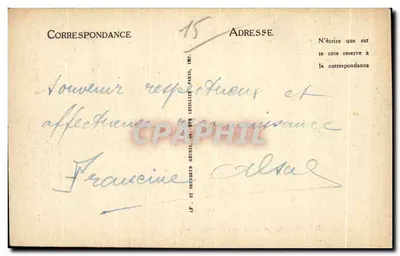 Aurillac — Wnętrze prefektury — LL — Rewers