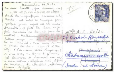 Maison des Consuls — Aurillac (Cantal) — Cim — Verso