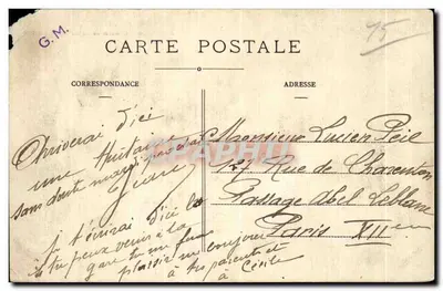 Aurillac - Castello di Saint-Étienne (lato Est) — Le Alpi pittoresche, n°140 — Verso